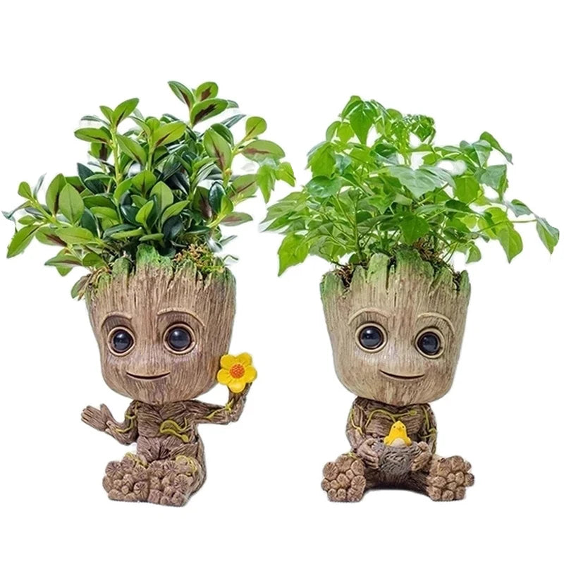 Office Desktop Display Cartoon Groot Figurines Handicrafts Decor