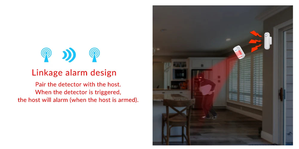 Home Security with Our Wireless Door Window Magnetic Sensor Alarm