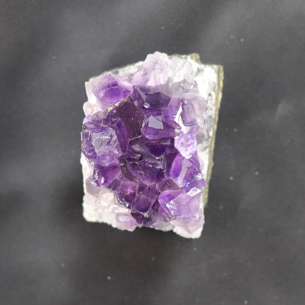 Amethyst Geode Natural Crystal Quartz Stone Wand Point Energy Healing Mineral Stone