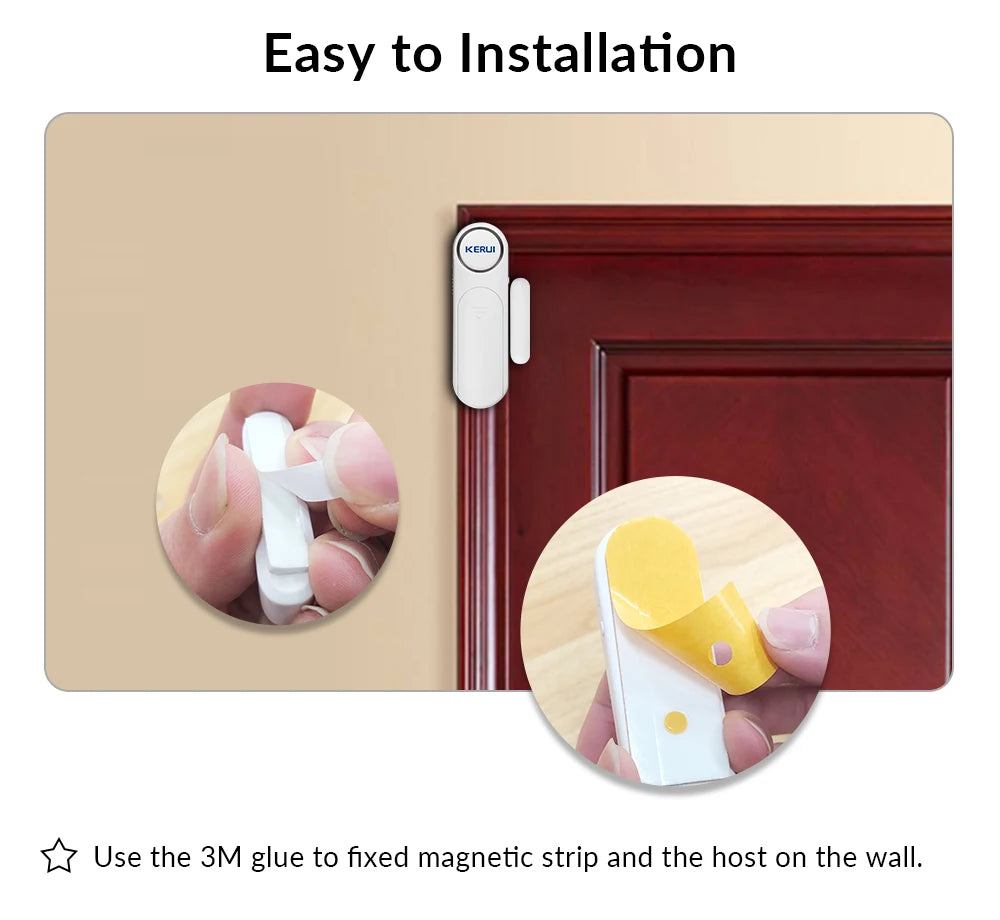 Home Security with Our Wireless Door Window Magnetic Sensor Alarm