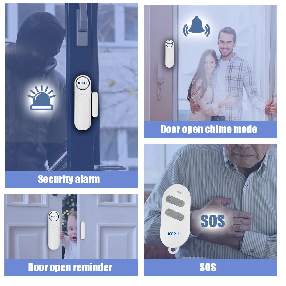 Home Security with Our Wireless Door Window Magnetic Sensor Alarm