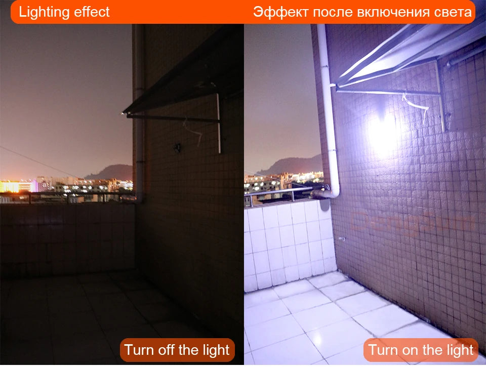 PIR Motion Sensor Solar Street 100 LED Light