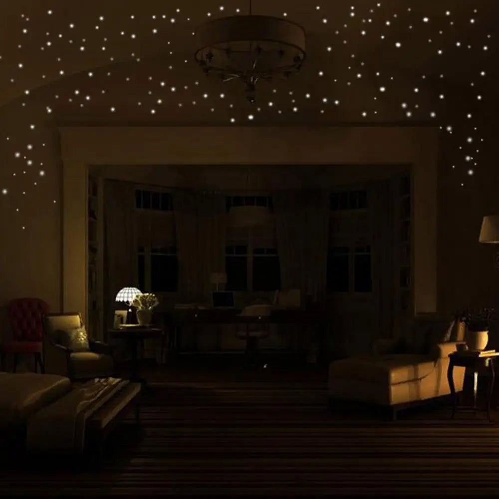 407PCS Luminous Dot Wall Stickers