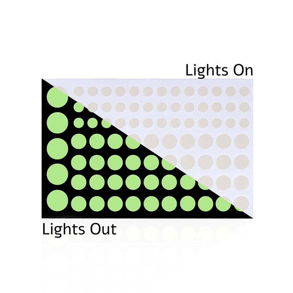 407PCS Luminous Dot Wall Stickers