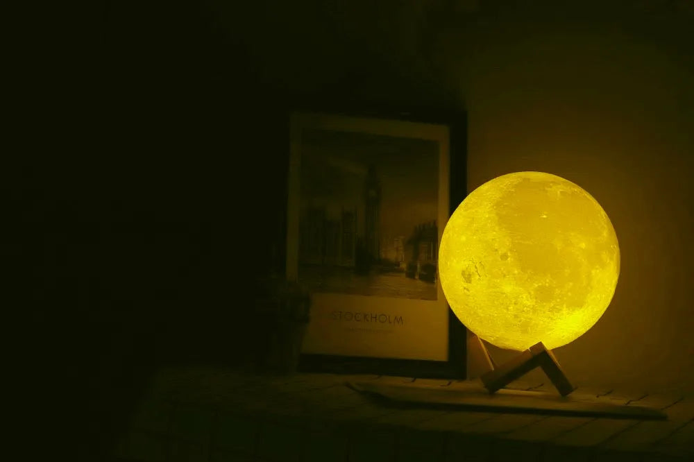 3D Moon USB Night Lamp