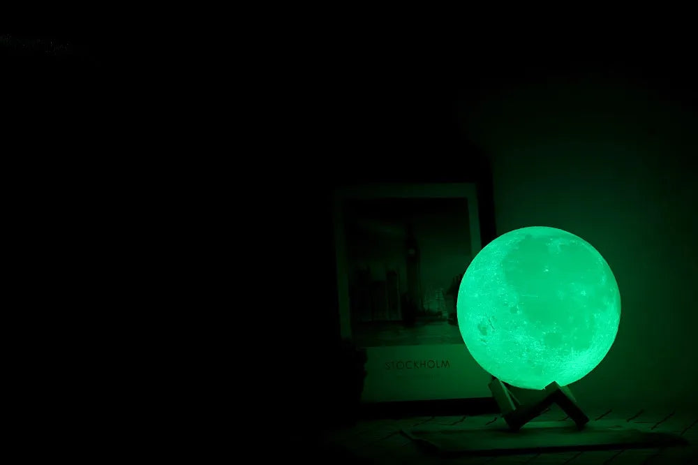 3D Moon USB Night Lamp