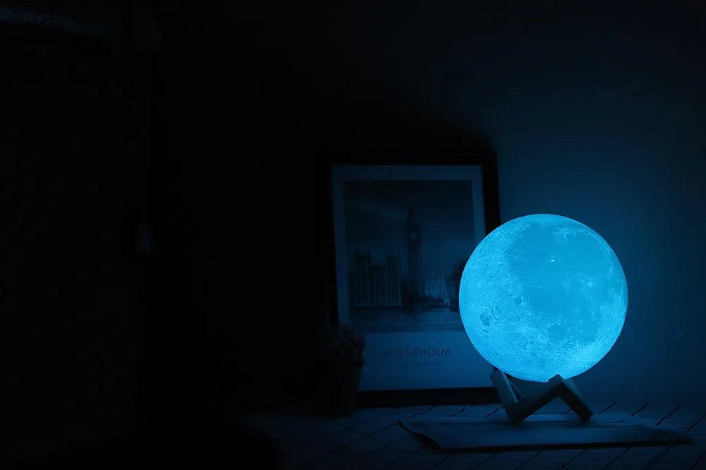 3D Moon USB Night Lamp