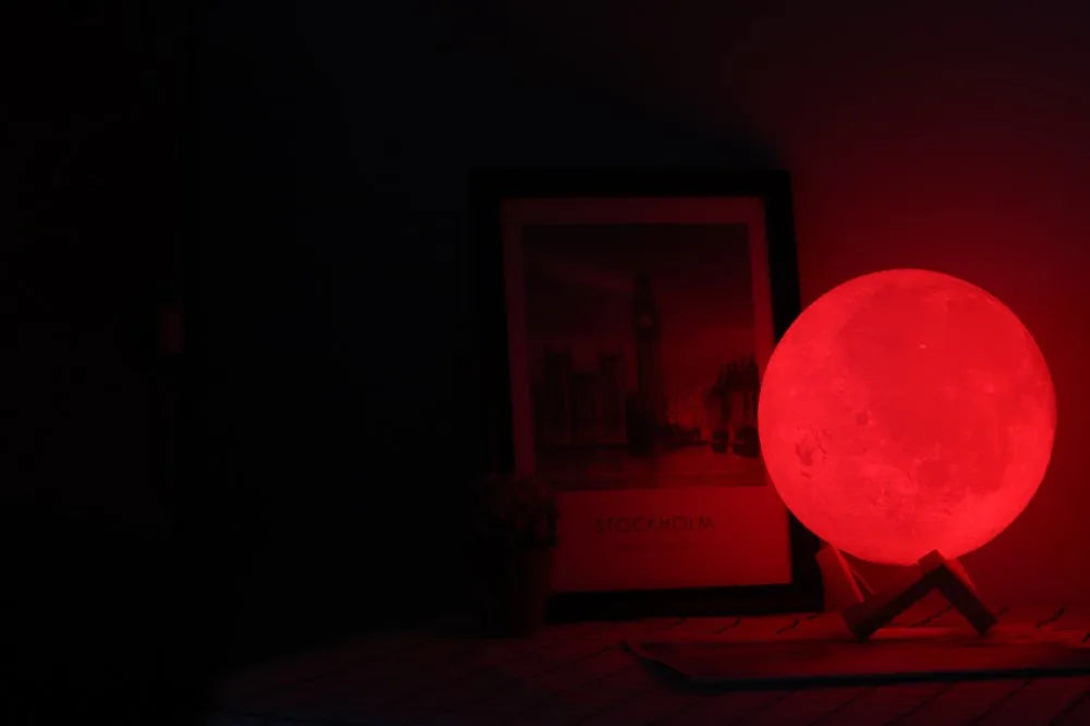 3D Moon USB Night Lamp
