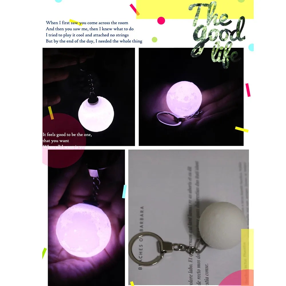 3D Moon USB Night Lamp