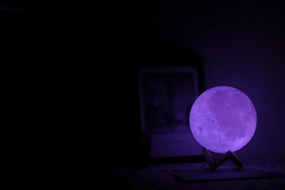 3D Moon USB Night Lamp