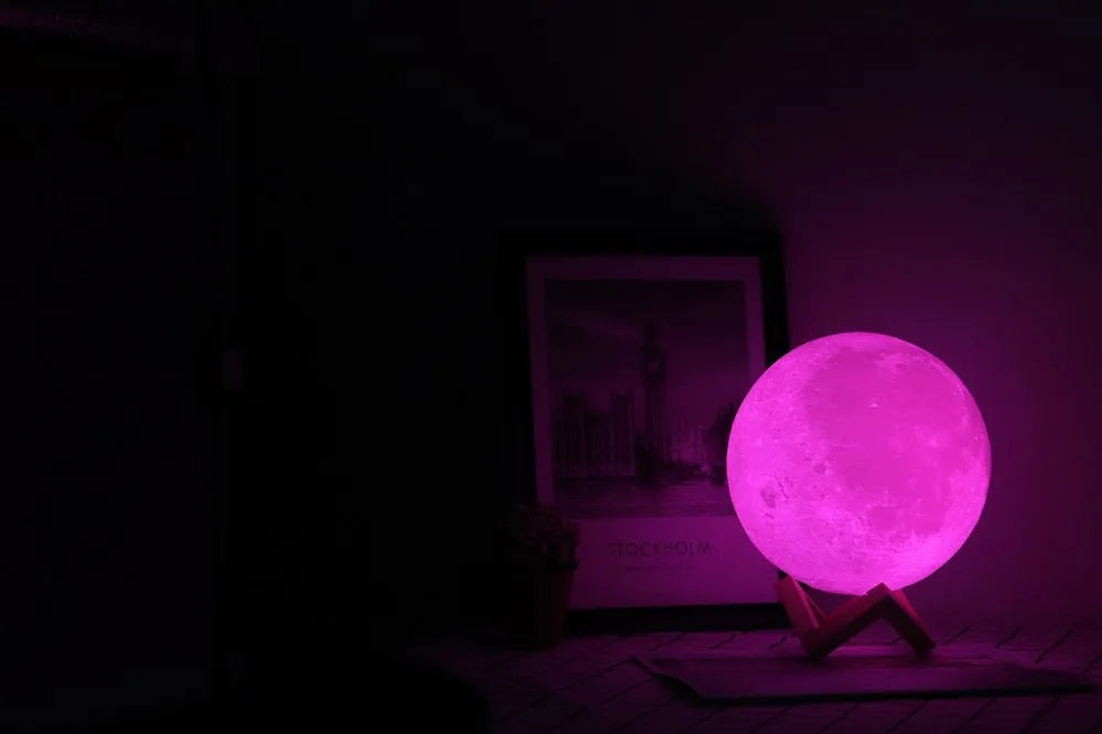 3D Moon USB Night Lamp