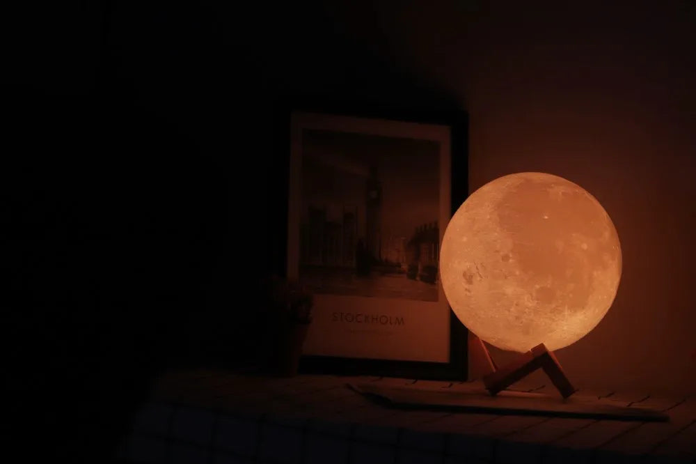3D Moon USB Night Lamp