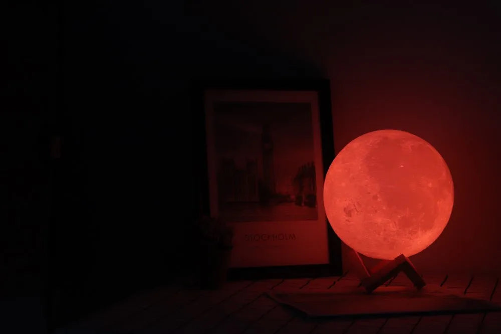 3D Moon USB Night Lamp