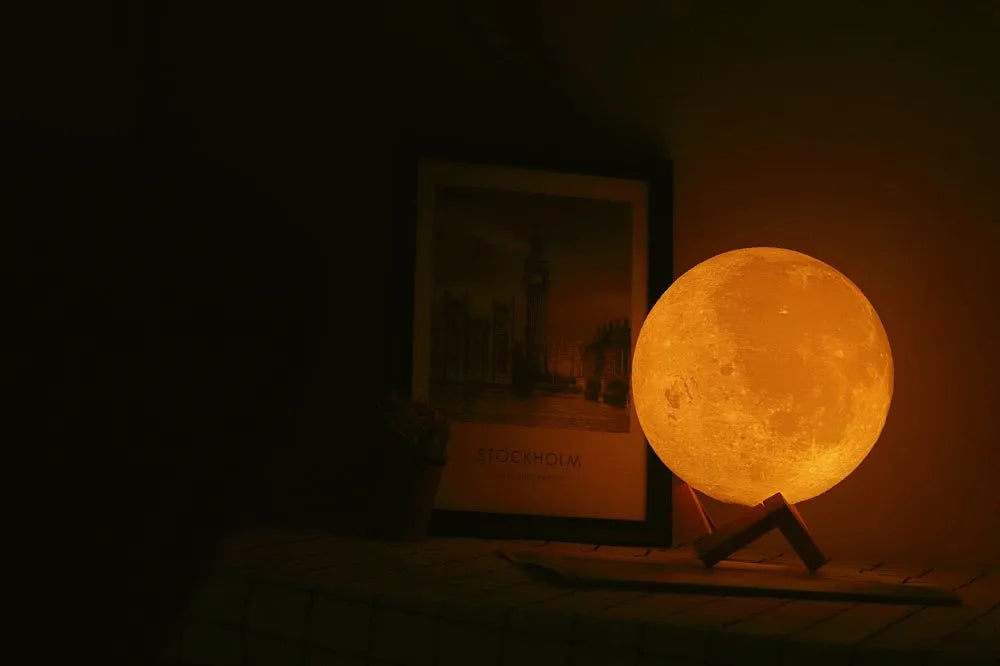 3D Moon USB Night Lamp