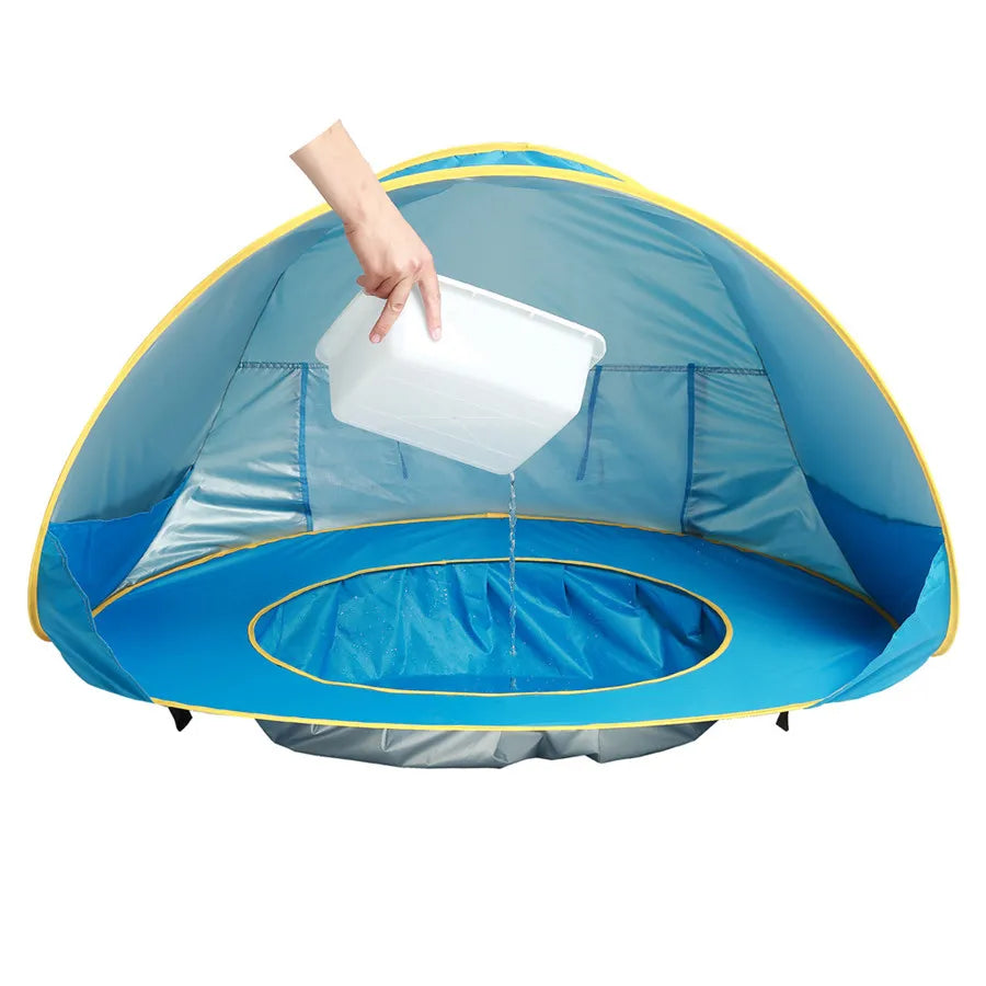 Baby Beach Tent With Pool Portable Foldable Waterproof Indoor Outdoor