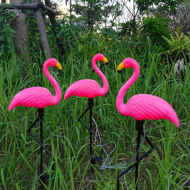 Solar Flamingo LED Outdoor Garden Light Waterproof Courtyard Lamp
