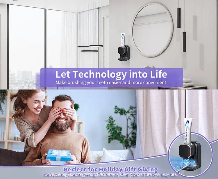 3-Mode Smart Toothpaste Dispenser