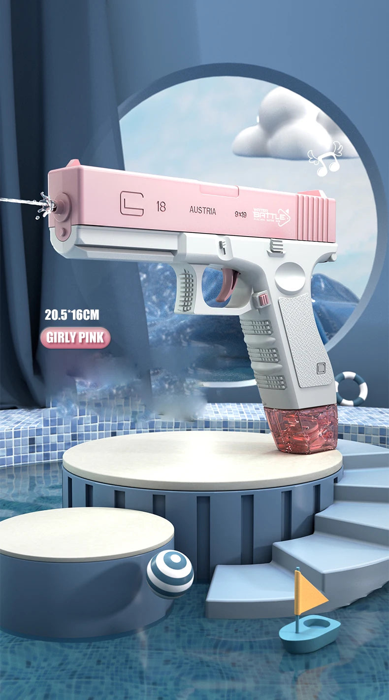New Water Gun Electric M416 Pistol Shooting Toy Full Automatic