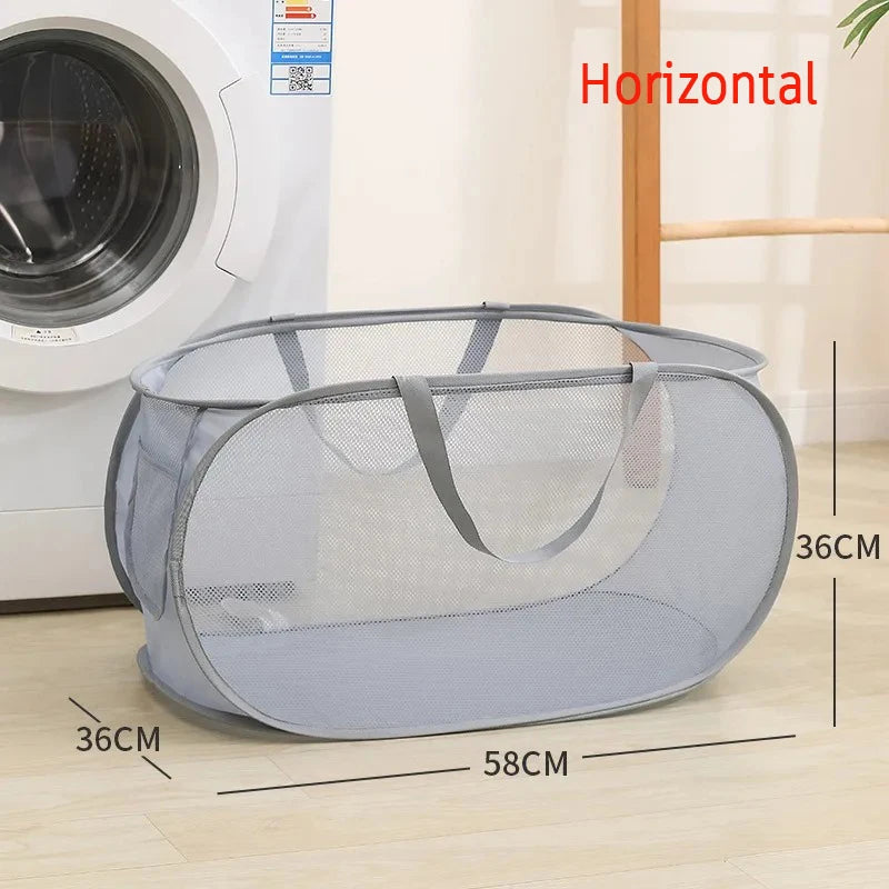 Foldable Mesh Storage Basket