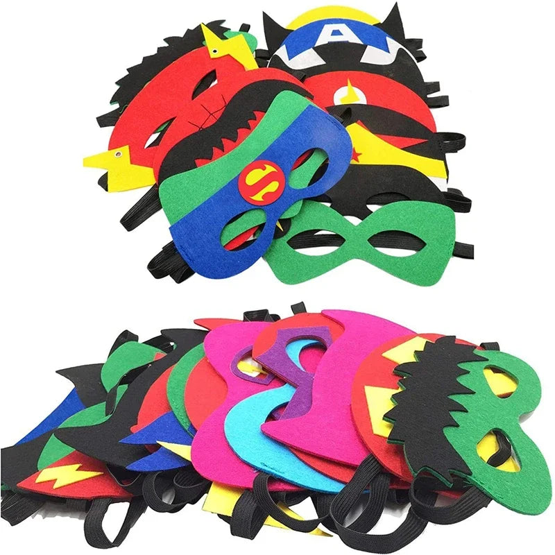 10 Pcs/Lot Disney Halloween Superhero Masks For Kids Children Favor Mystery Gift