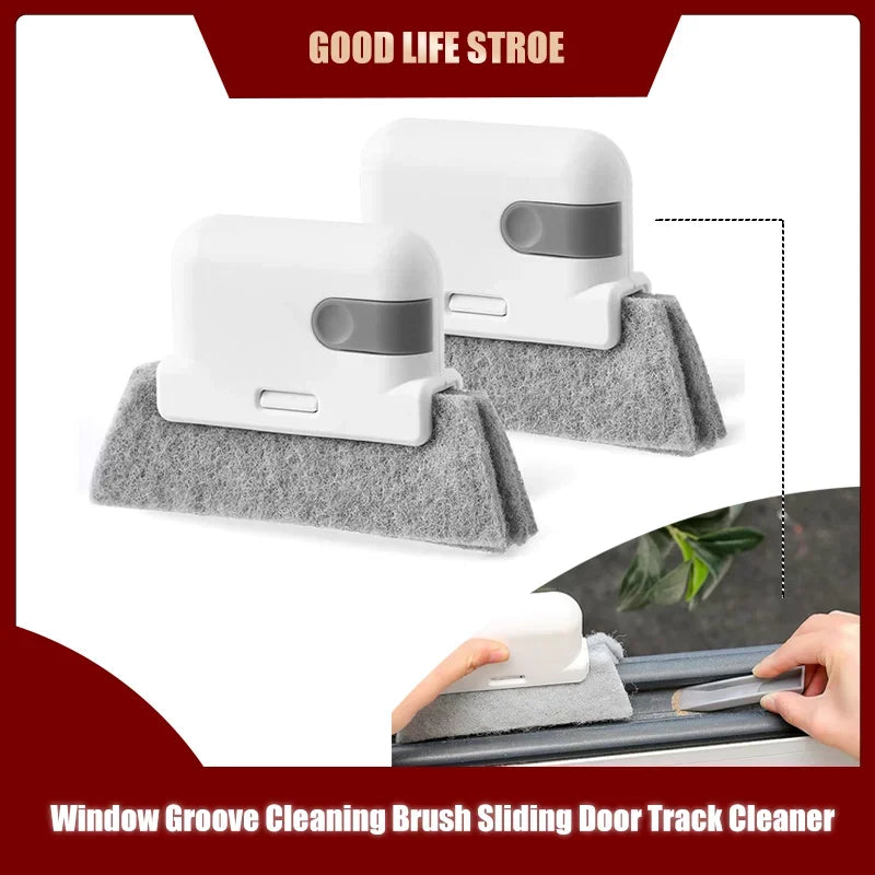 Household cleaning tool for window track, scouring Door track pad gap cleaner