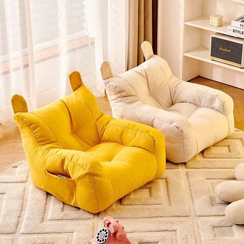 Soft Small Sofa Chair Comfortable Ergonomic Living Room With Storage Bag