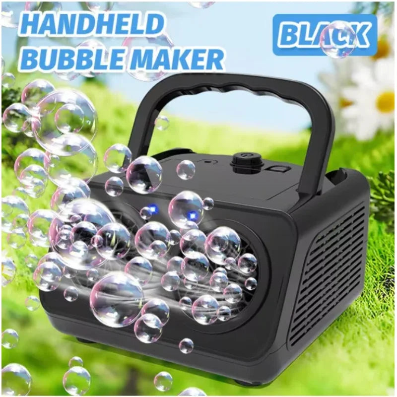 Automatic Bubble Machine Upgrade Bubble Blower with 2 Fans 20000+ Bubbles Per Minute