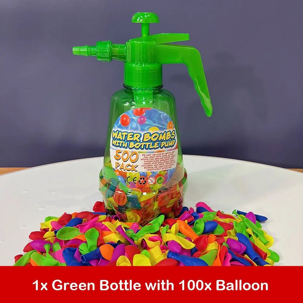 Outdoor Activities Air Water Bomb Balloon Pump Automatic Sealing Water Toy