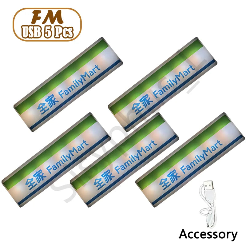 6 Styles 711 Store Light Sign Coffee Shop Magnetic Refrigerator Stickers