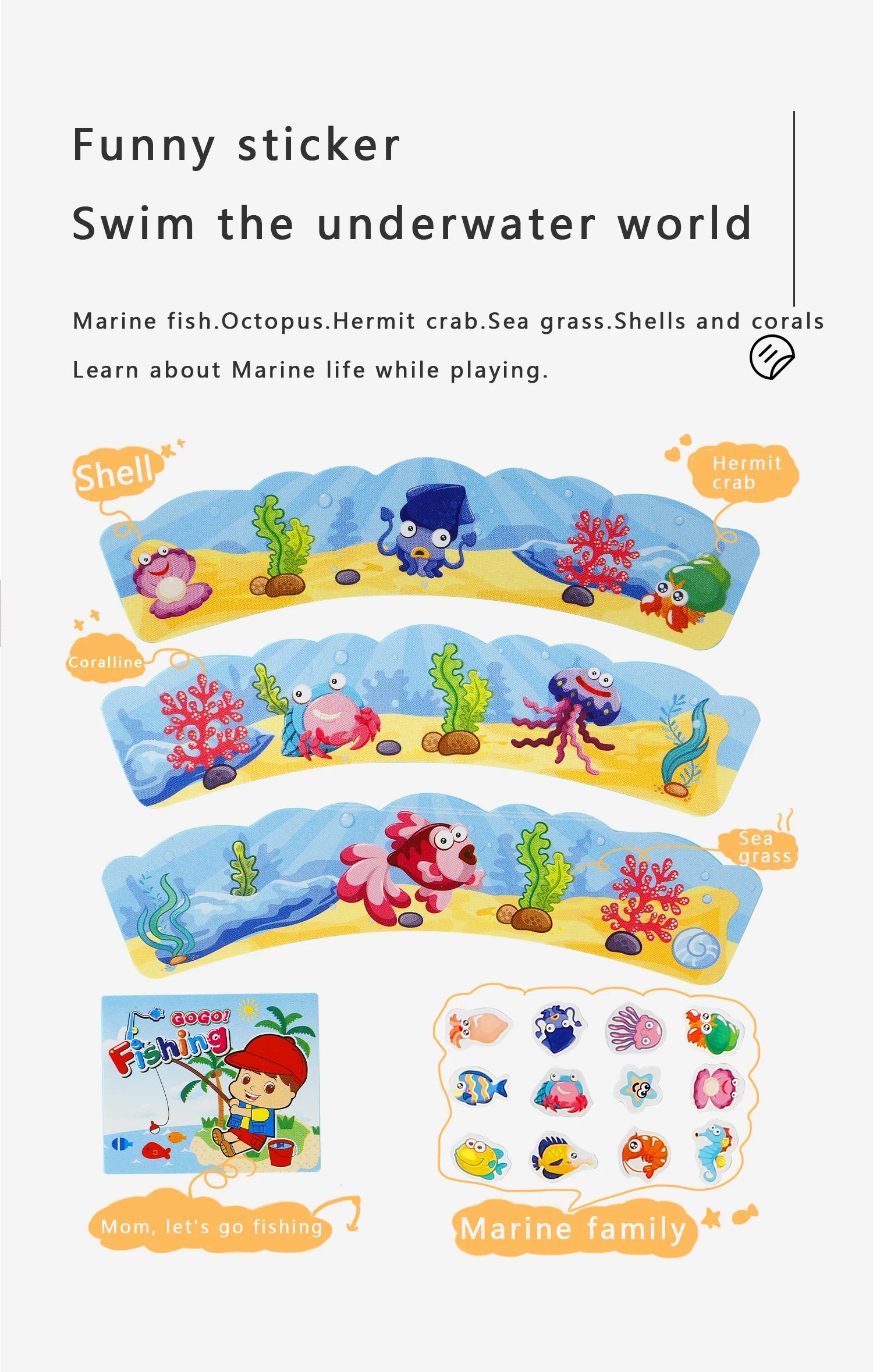 Fishing Toys, Hook Electric Spin With Music and different colors