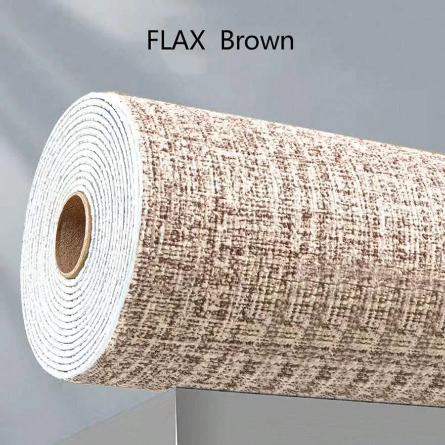 3D Self-Adhesive Linen Wallpaper