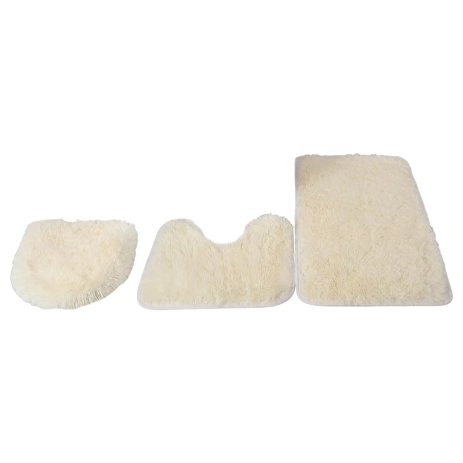 3-Piece Bathroom Rug Set