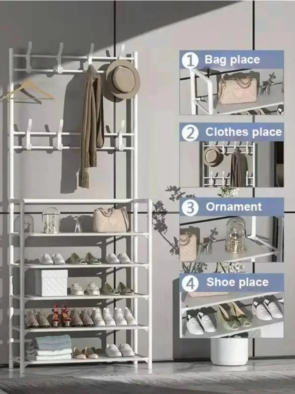 Multi-Layer Shoe Rack and Organizer
