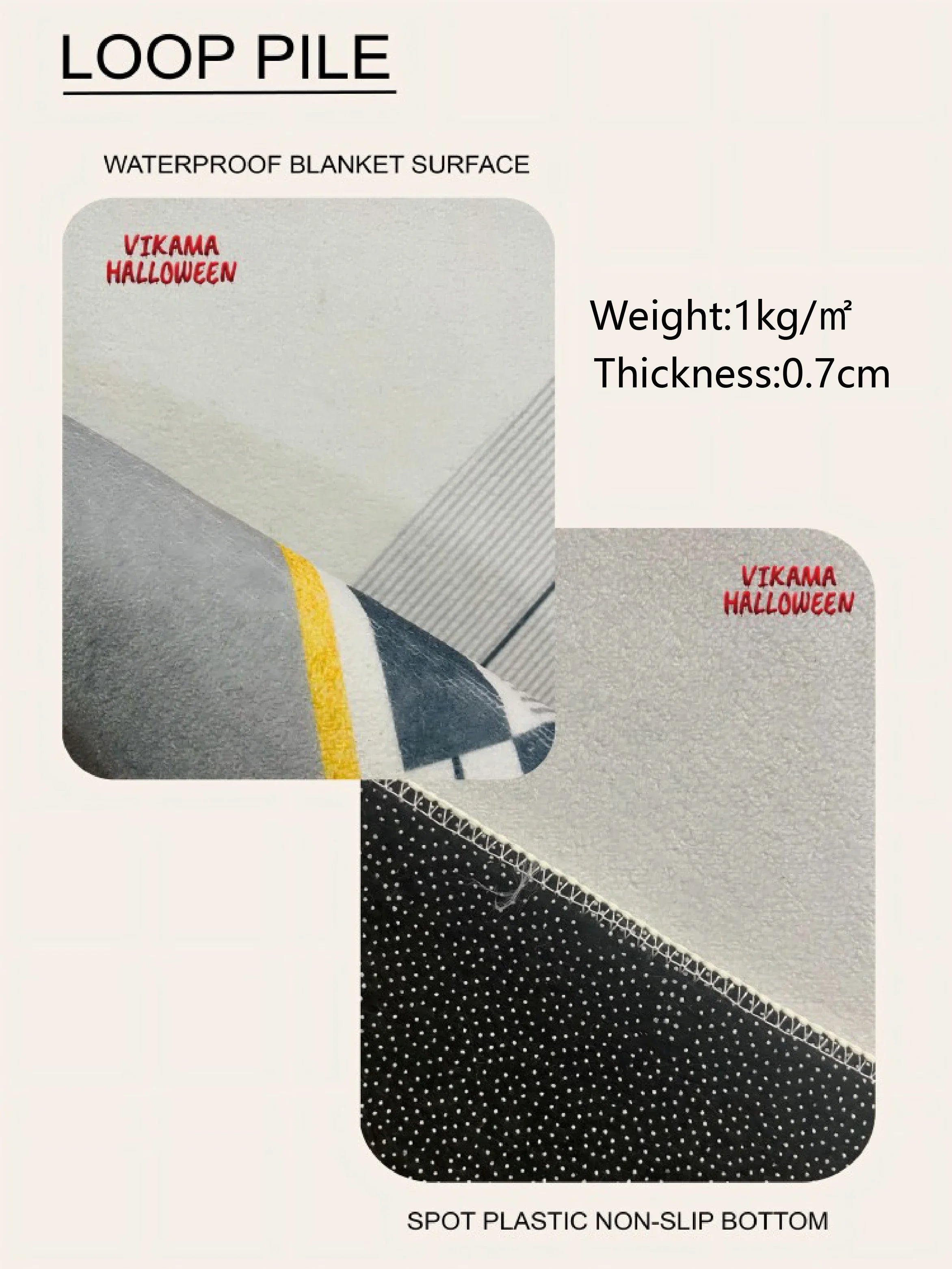 VIKAMA Upgraded Dollar Simulated Money Carpet