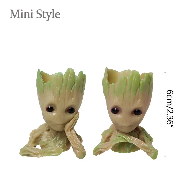 Office Desktop Display Cartoon Groot Figurines Handicrafts Decor