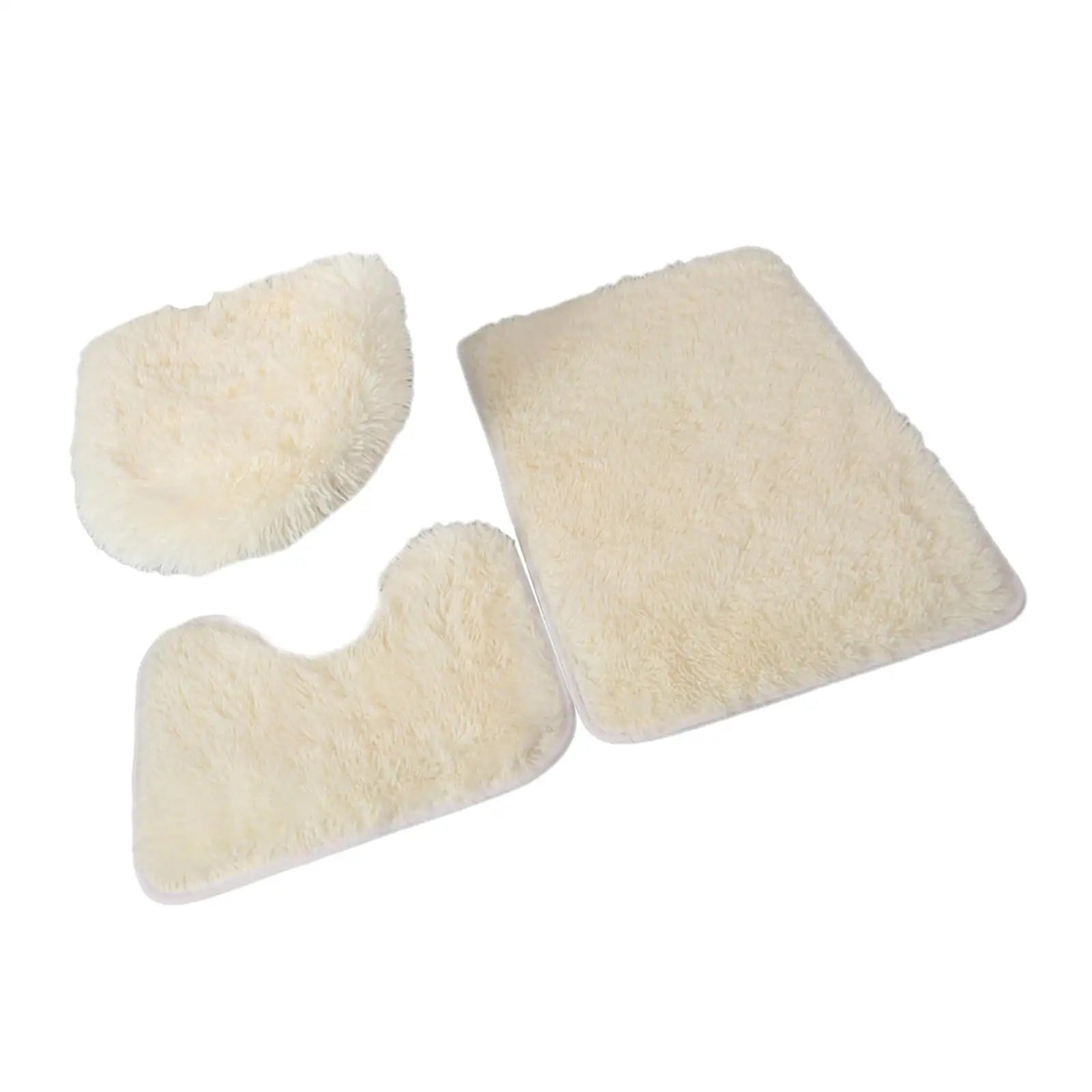 3-Piece Bathroom Rug Set