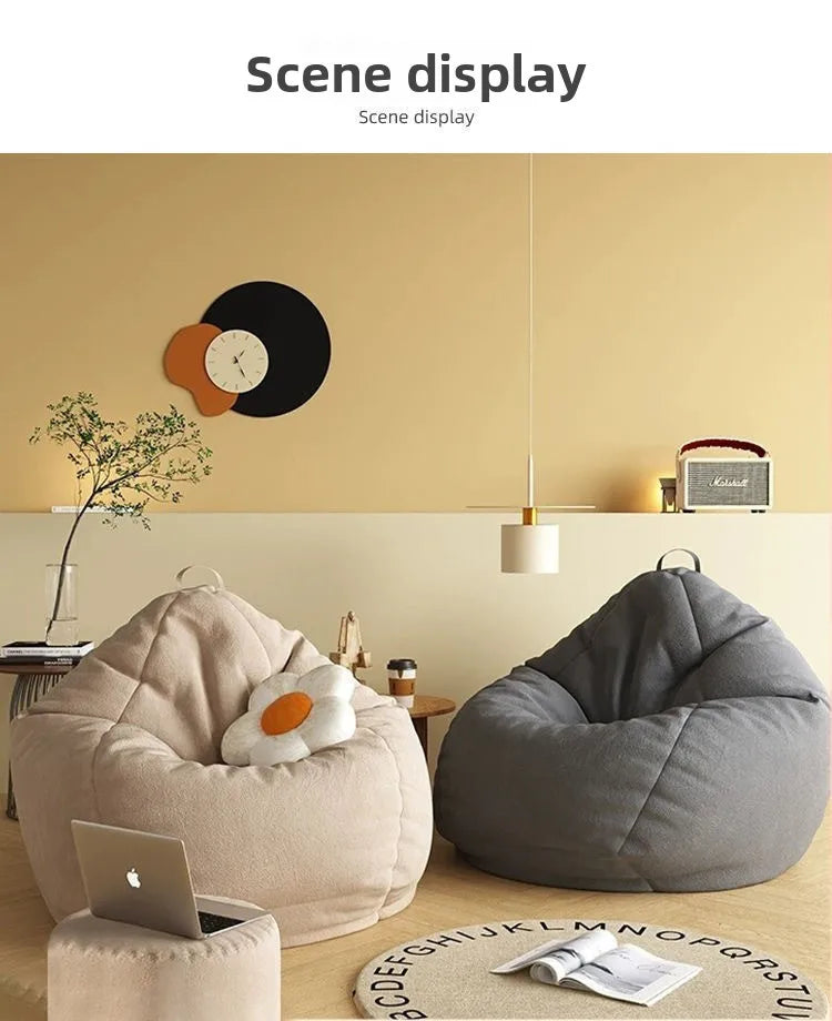 Lazy Sofa Bean Bag Tatami Living Room Recliner Small Apartment Leisure Chair