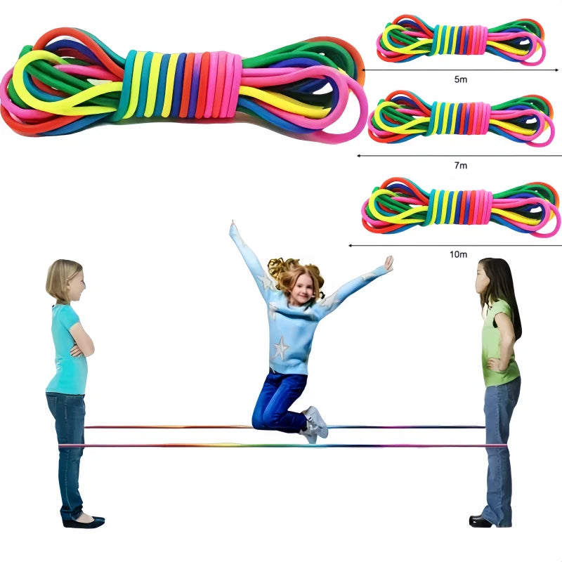 5-10m Jump Rope Rubber Band Motion Kids Skipping Rope