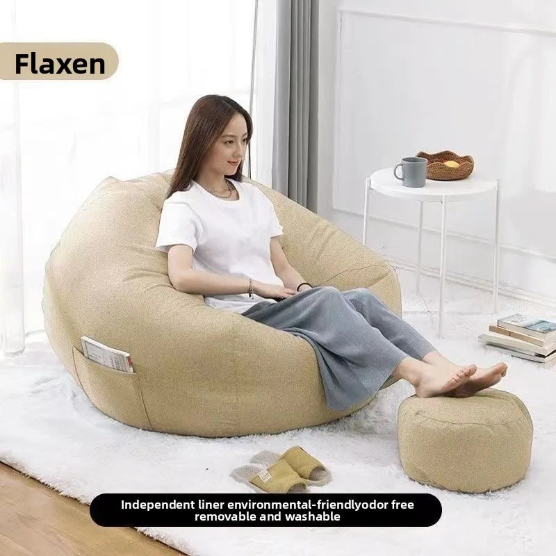 Lazy Sofa Bean Bag Tatami Living Room Recliner Small Apartment Leisure Chair