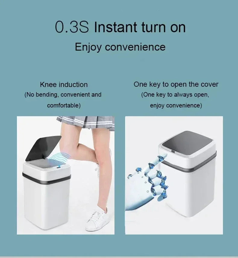 Smart Trashbin Automatic Sensor Large Capacity Touchless for Home