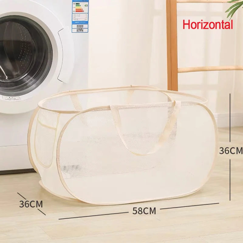 Foldable Mesh Storage Basket