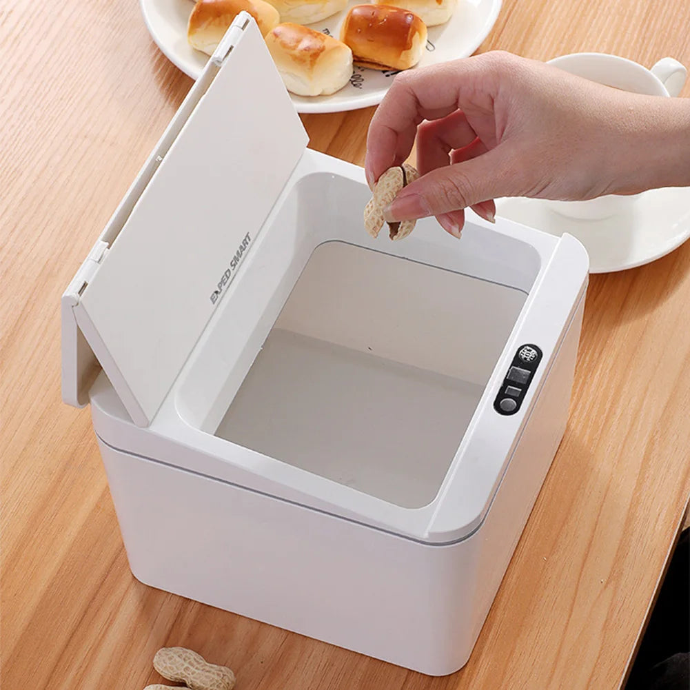 Automatic Smart Trash Can with Lid 4L Garbage Bin Battery/Rechargeable