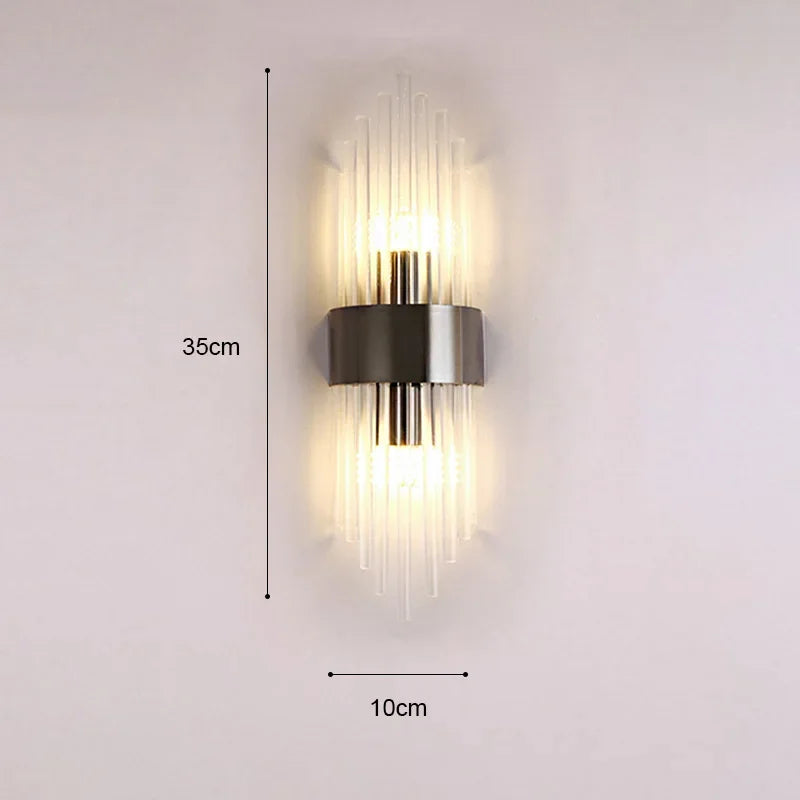 Luxury Wall Lamp Modern LED Gold Wall Light Indoor Lighting Wall Sconce Home Decoration