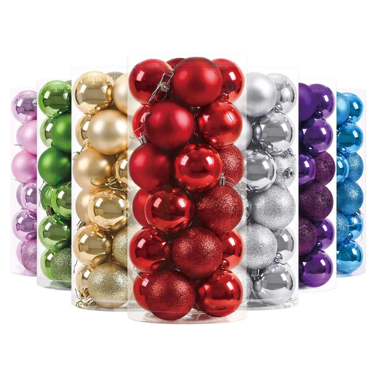 24pcs 3cm Christmas Balls Ornaments Tree Pendants