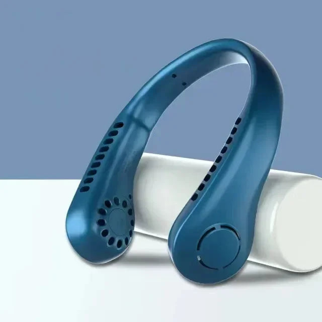 Portable Mini Neck Hanging Fan USB Rechargeable Wearable for Outdoor