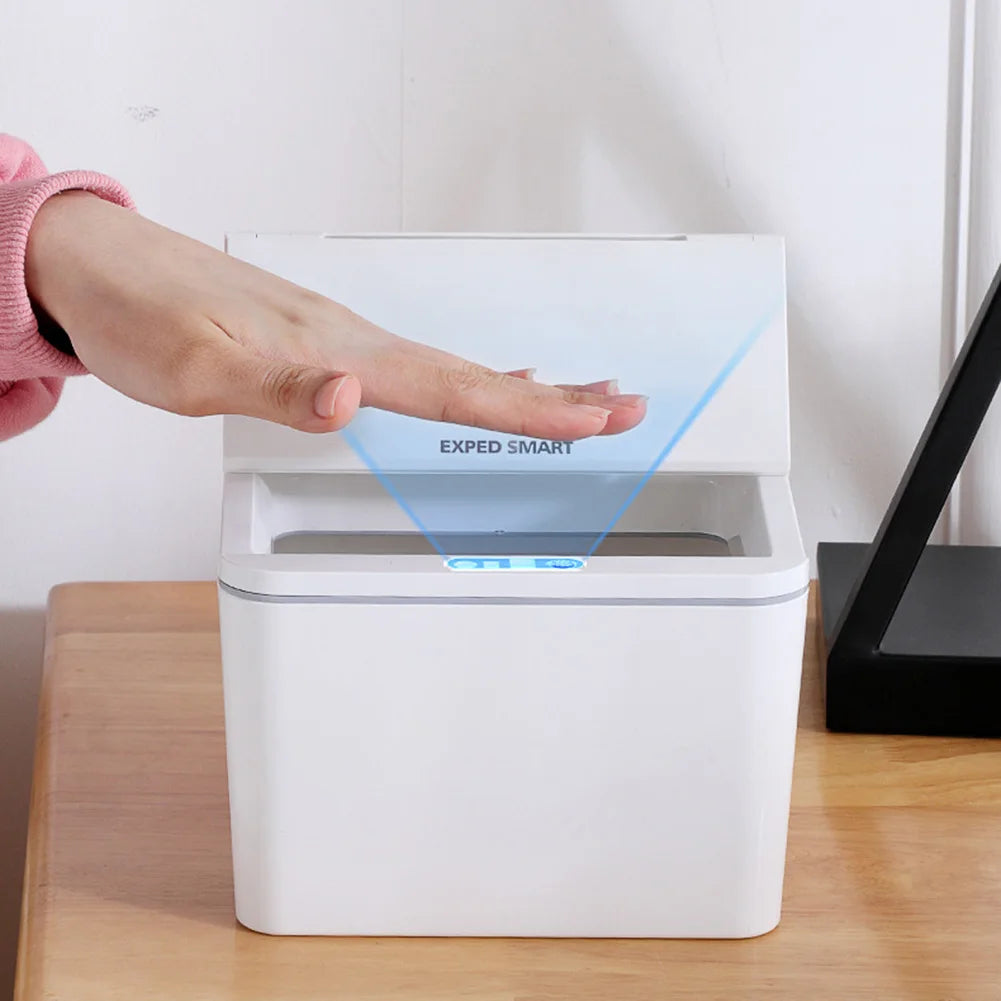 Automatic Smart Trash Can with Lid 4L Garbage Bin Battery/Rechargeable