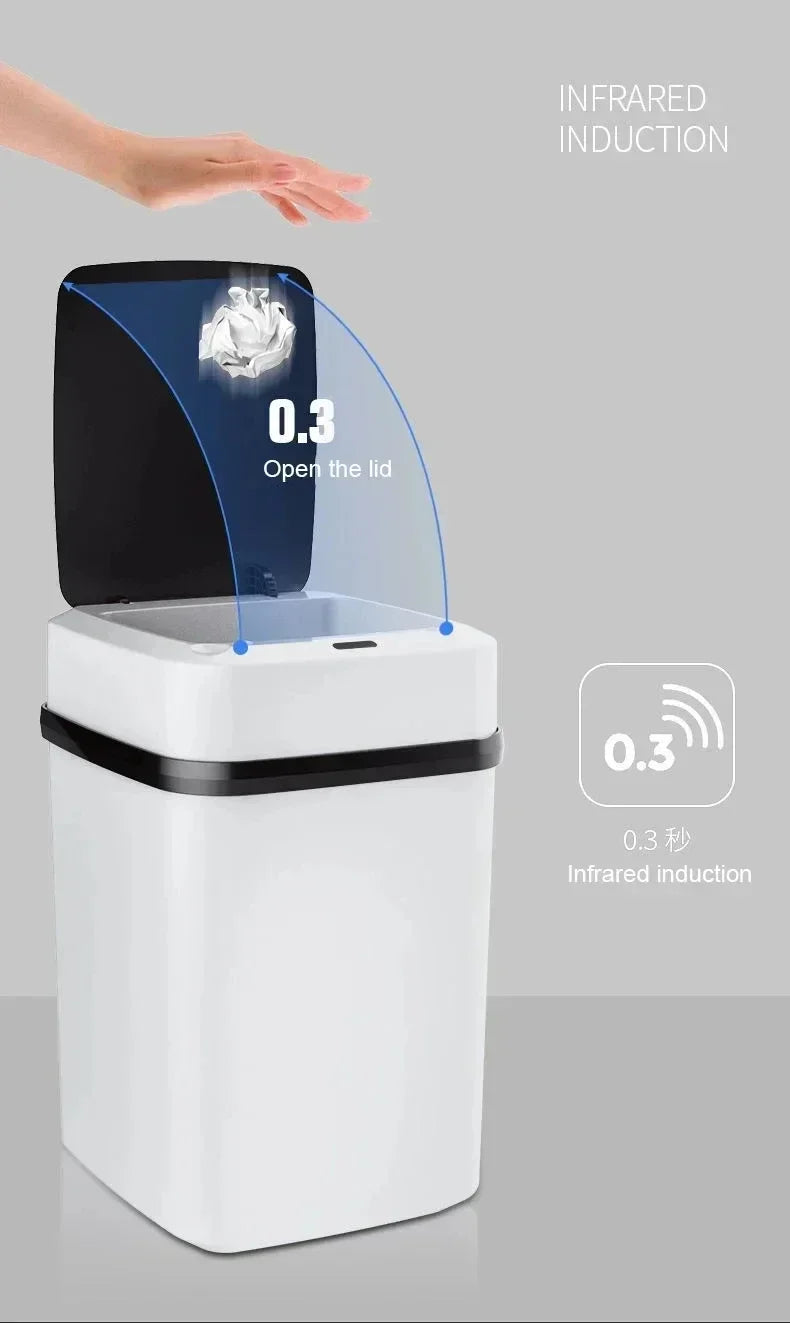 Smart Trashbin Automatic Sensor Large Capacity Touchless for Home