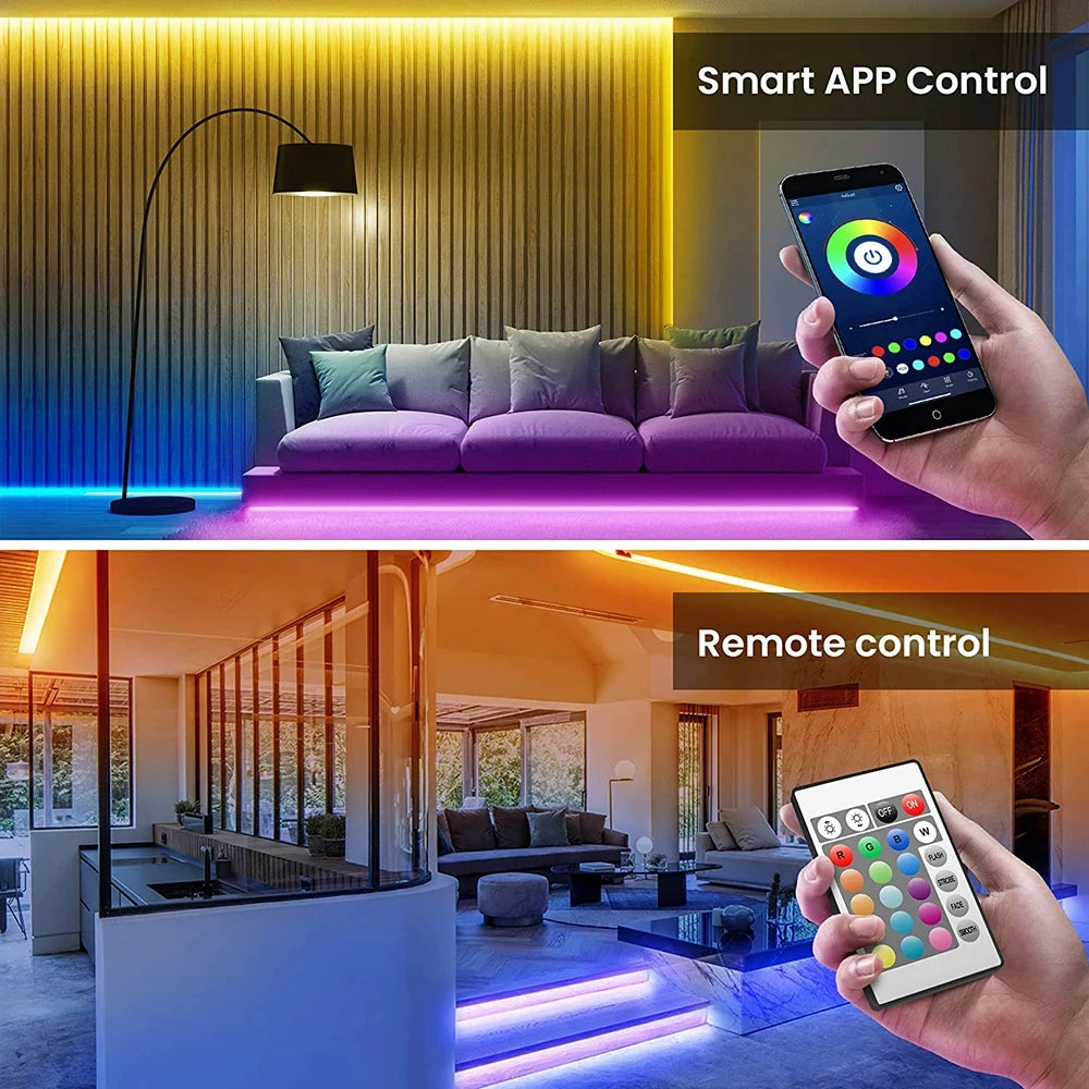 Bluetooth LED Strip Lights Smart SMD 5050 APP