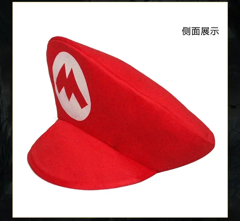 Super Marios Bros Cartoon Hat Adult Kids Game Children Cosplay Gifts