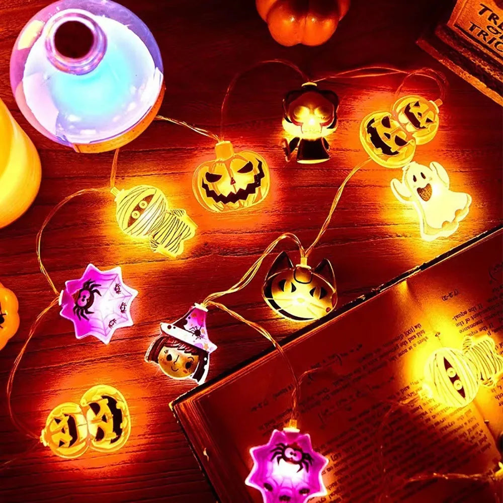 Halloween Decoration LED String Lights Hanging Lamp,Home Outdoor Lantern Props
